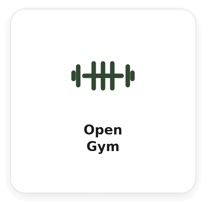open gym amenity icon